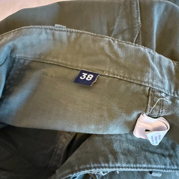 COE Studio Herringbone Pants in Olive Size 38 - Picture 5 of 8